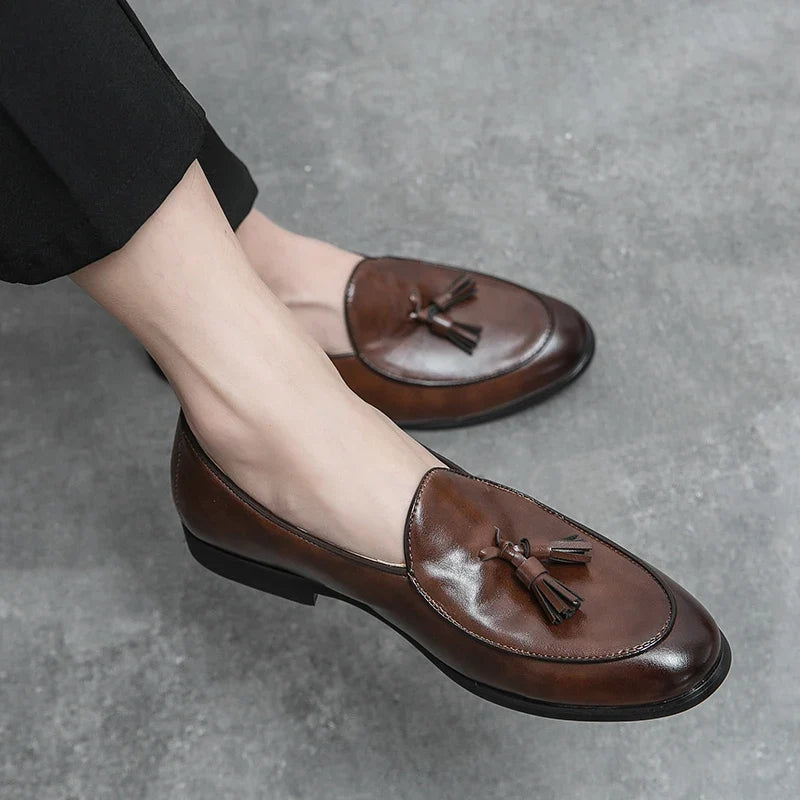 Raffaello Leather Loafers — Allyours Closet (view 4)