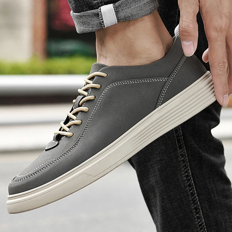 Vincenzo Leather Sneakers — Allyours Closet (view 2)