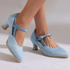 Eleanor Suede Heels — Allyours Closet (view 10)