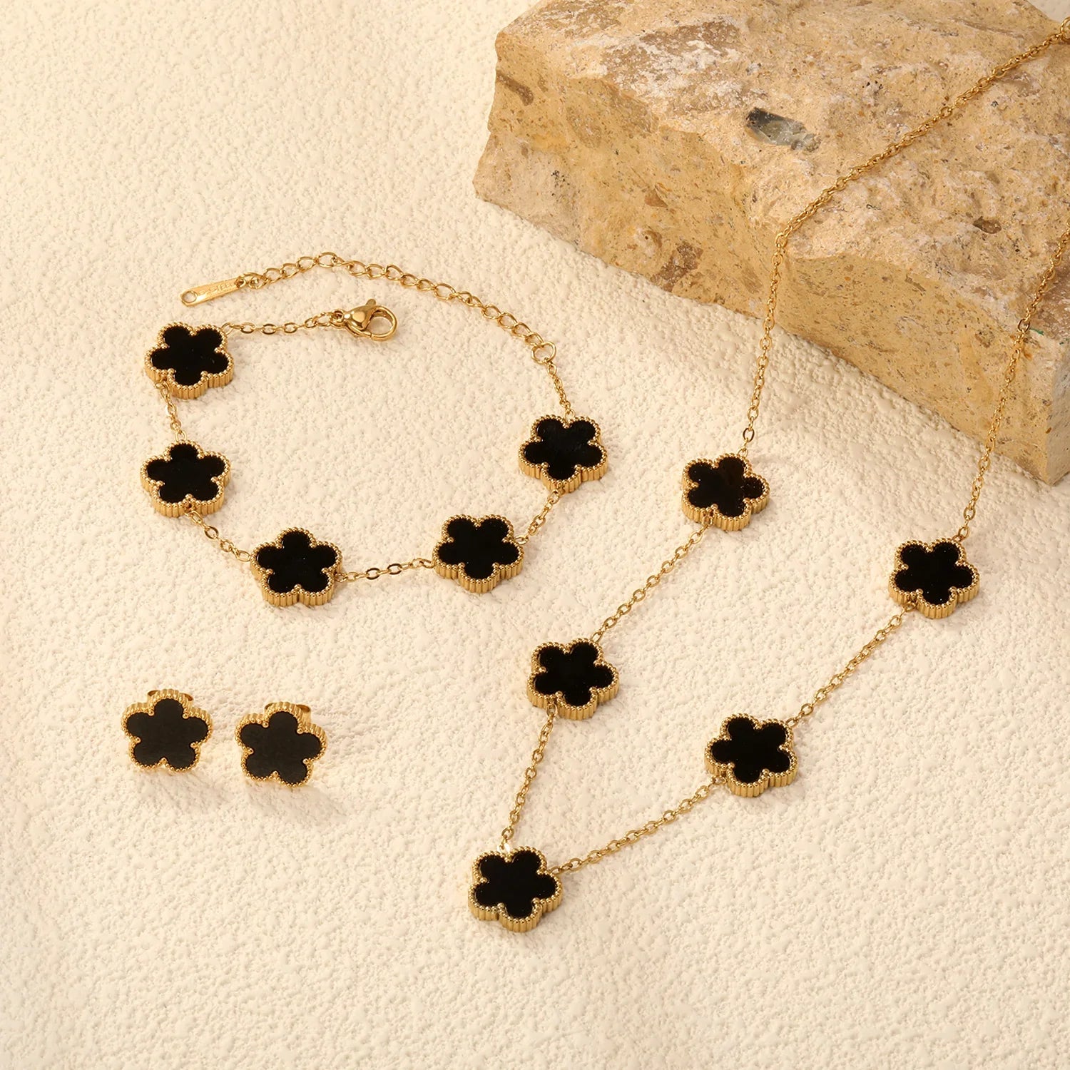 Petal Grace Jewelry Set — Allyours Closet (view 6)