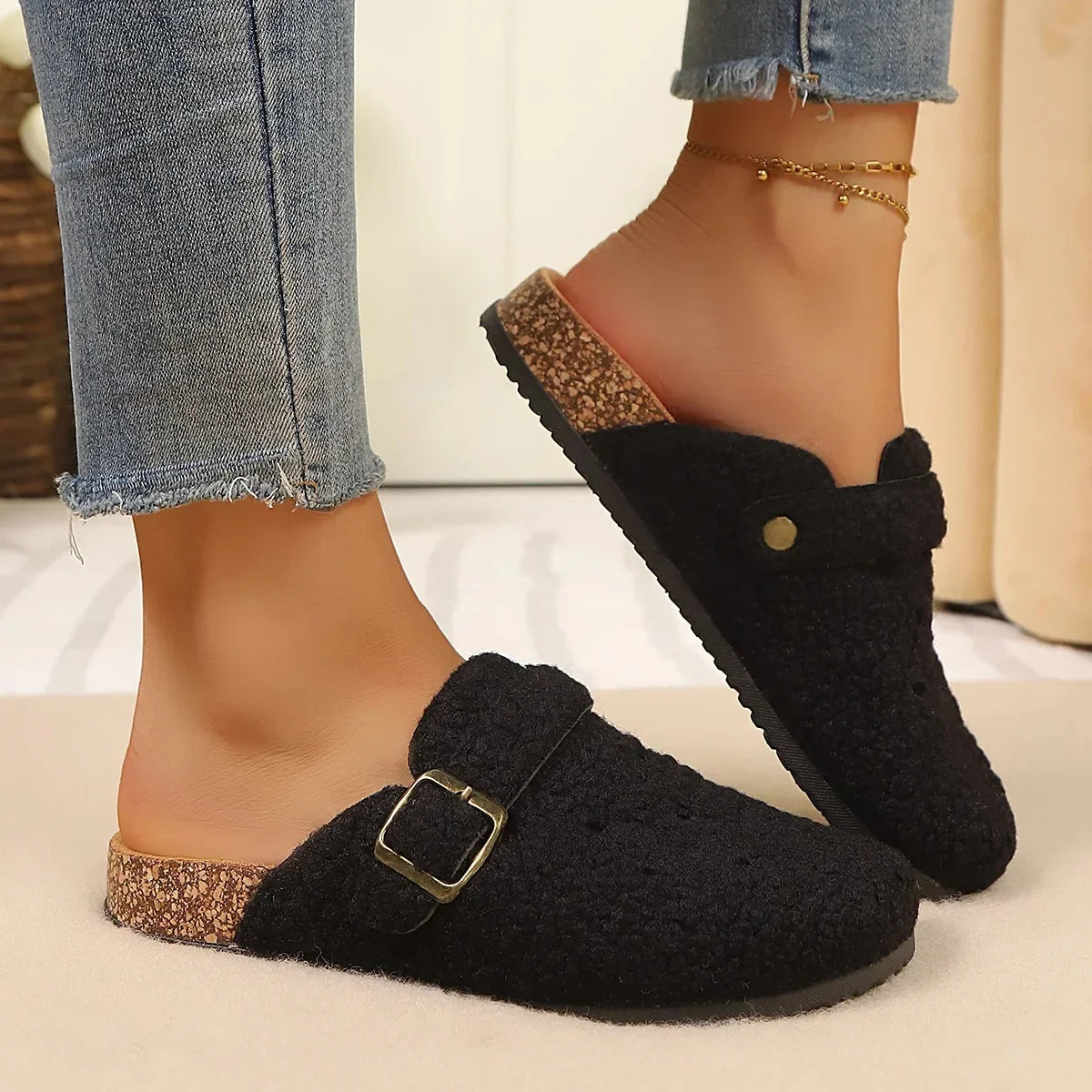 Solace Fleece Clogs — Allyours Closet (view 6)