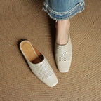 Maris Leather Mules — Allyours Closet (view 10)