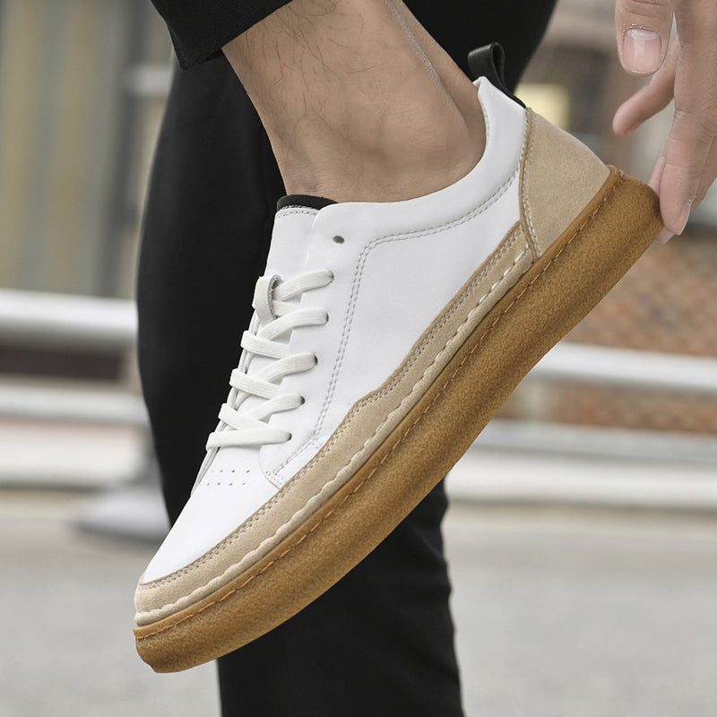 Metro Drift Leather Sneakers — Allyours Closet (view 3)