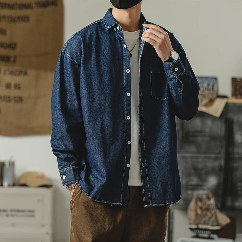 Carter Denim Shirt — Allyours Closet (view 3)
