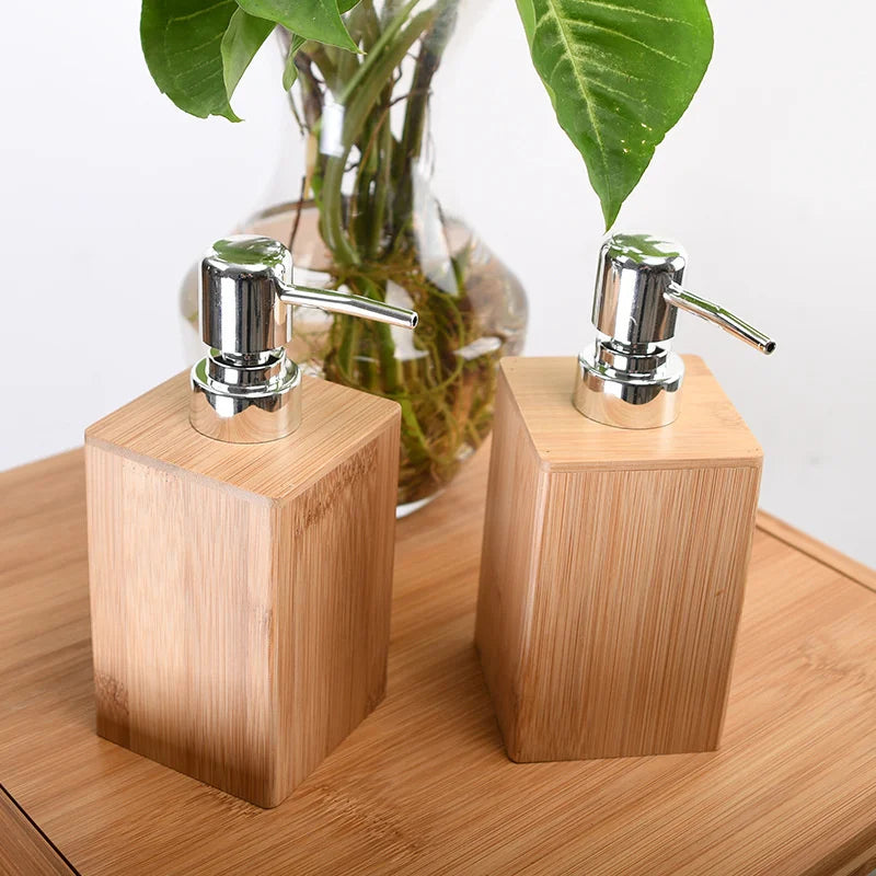 Bamboo Soap Dispenser — Allyours Closet (view 3)