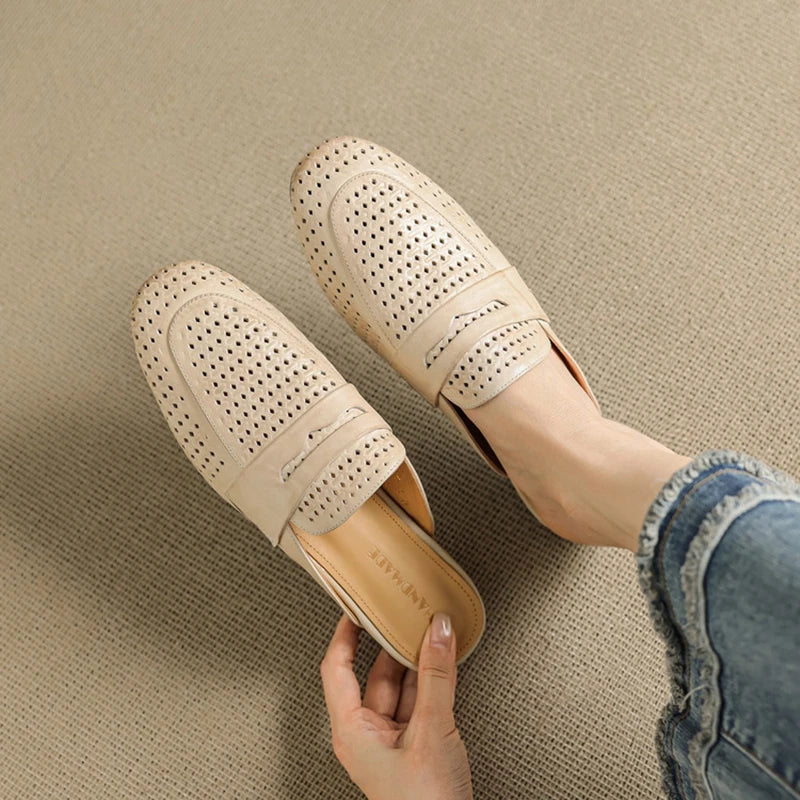 Winslet Leather Mules — Allyours Closet (view 7)