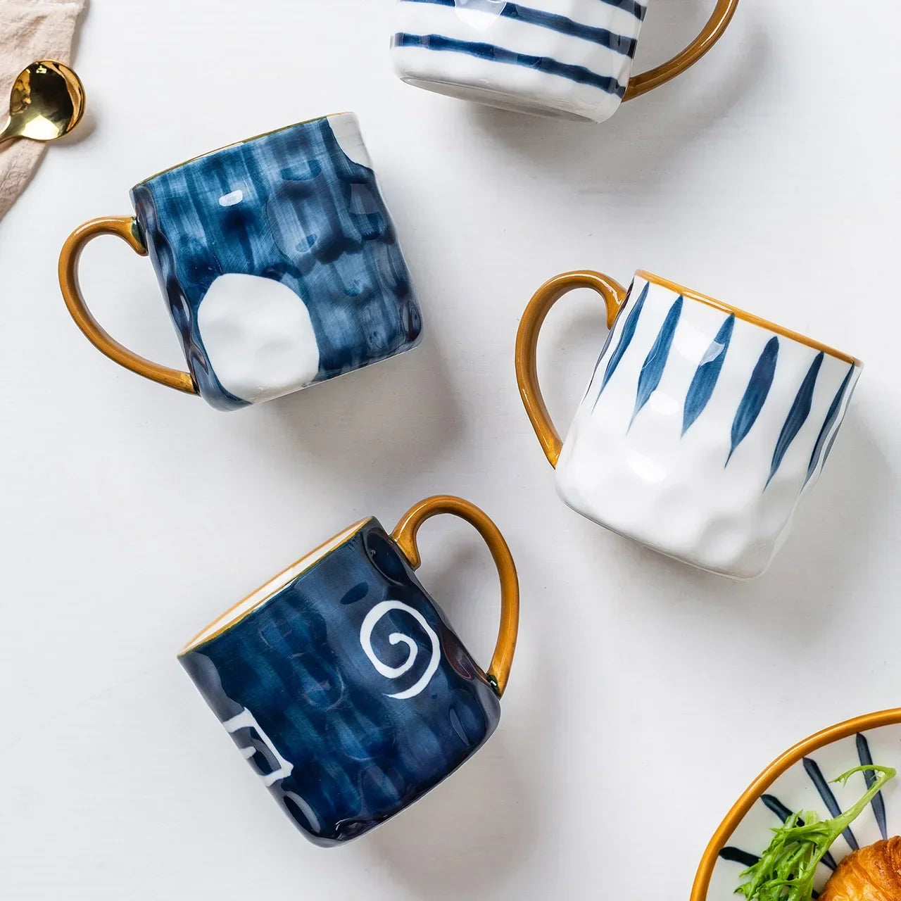 Azure Ceramic Mugs - Rituals Collection — Allyours Closet (view 2)