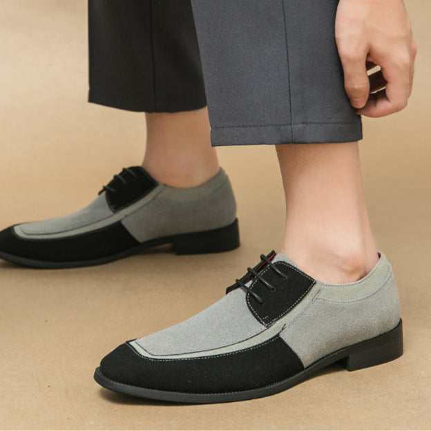 Luciano Suede Dress Shoes — Allyours Closet (view 6)