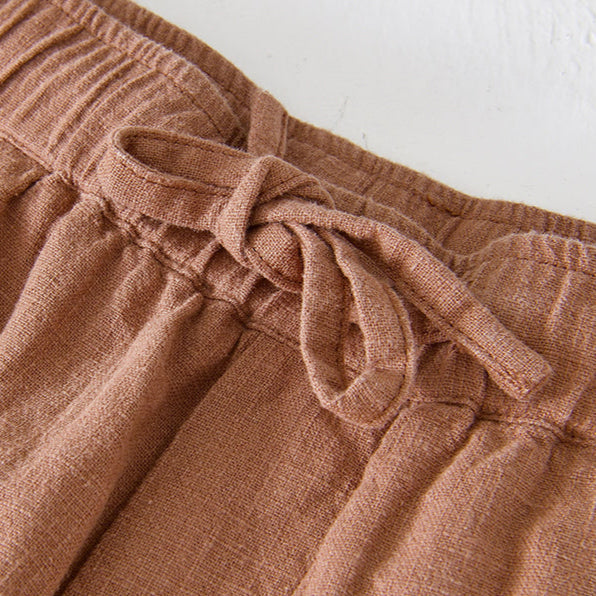 Marston Linen Blend Shorts — Allyours Closet (view 7)
