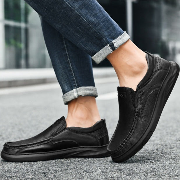 Prestige Leather Loafers — Allyours Closet (view 9)
