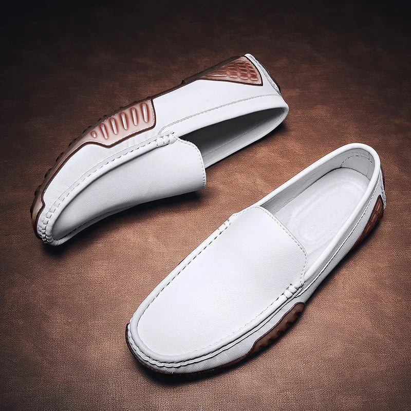 Iman Marco Leather Loafers — Allyours Closet (view 4)