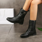 Brandy Leather Boots — Allyours Closet (view 4)