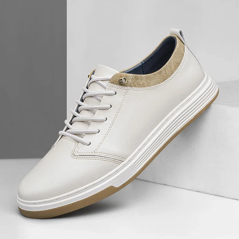 Trevano Leather Sneakers — Allyours Closet