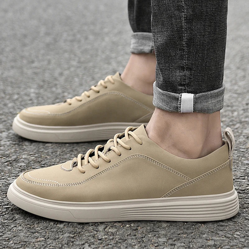 Vincenzo Leather Sneakers — Allyours Closet (view 3)