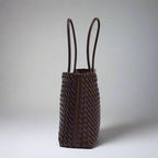 Daria Woven Leather Handbag — Allyours Closet (view 3)