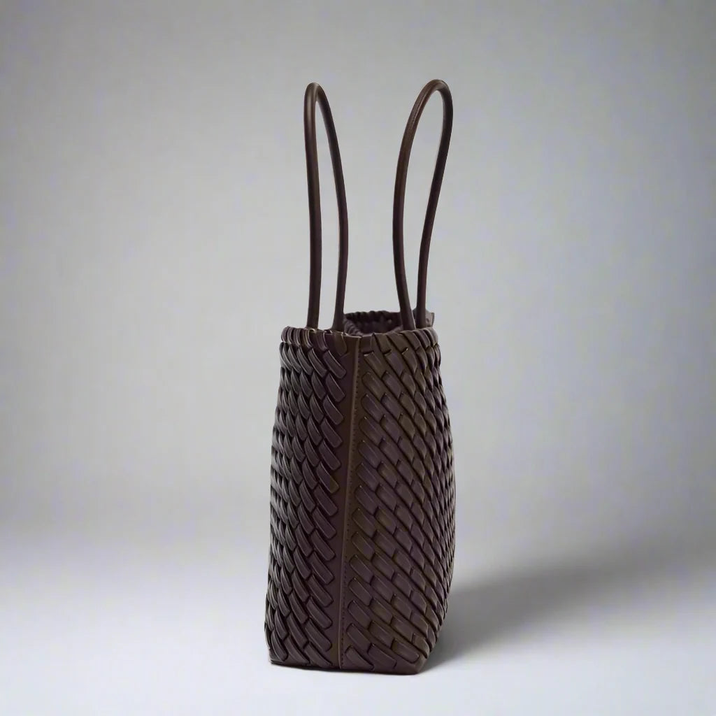Daria Woven Leather Handbag — Allyours Closet (view 3)