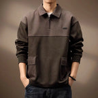 Arlo Prime Long-Sleeve Polo Shirt — Allyours Closet (view 4)