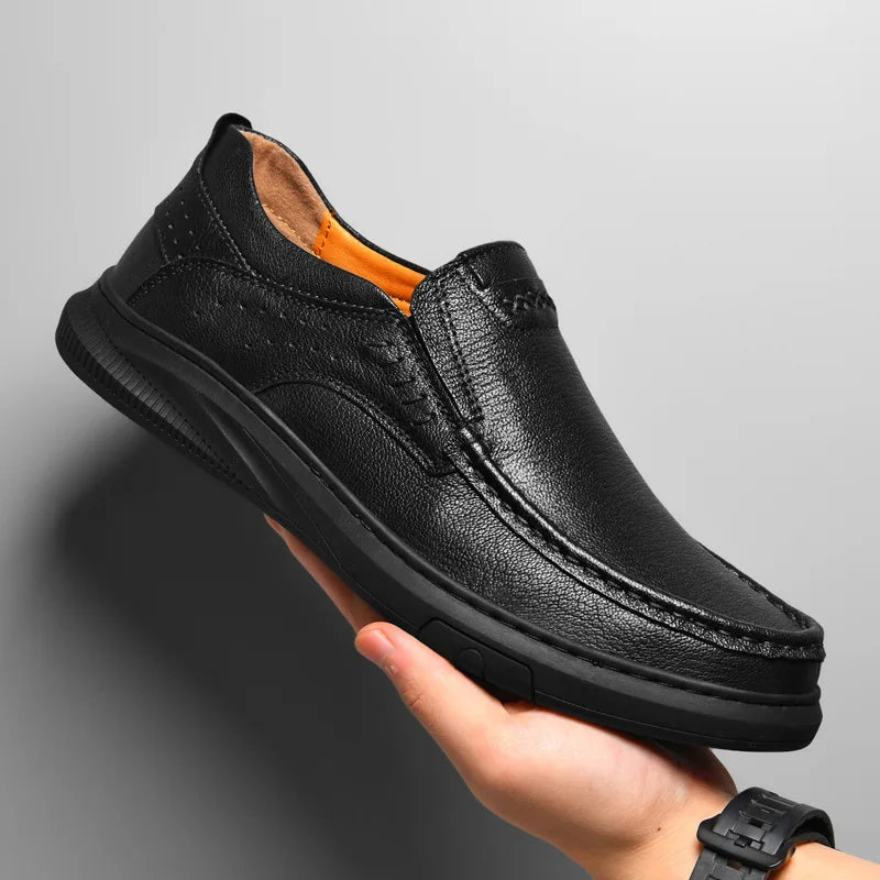 Prestige Leather Loafers — Allyours Closet (view 2)