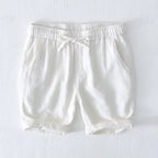 Marston Linen Blend Shorts — Allyours Closet (view 4)