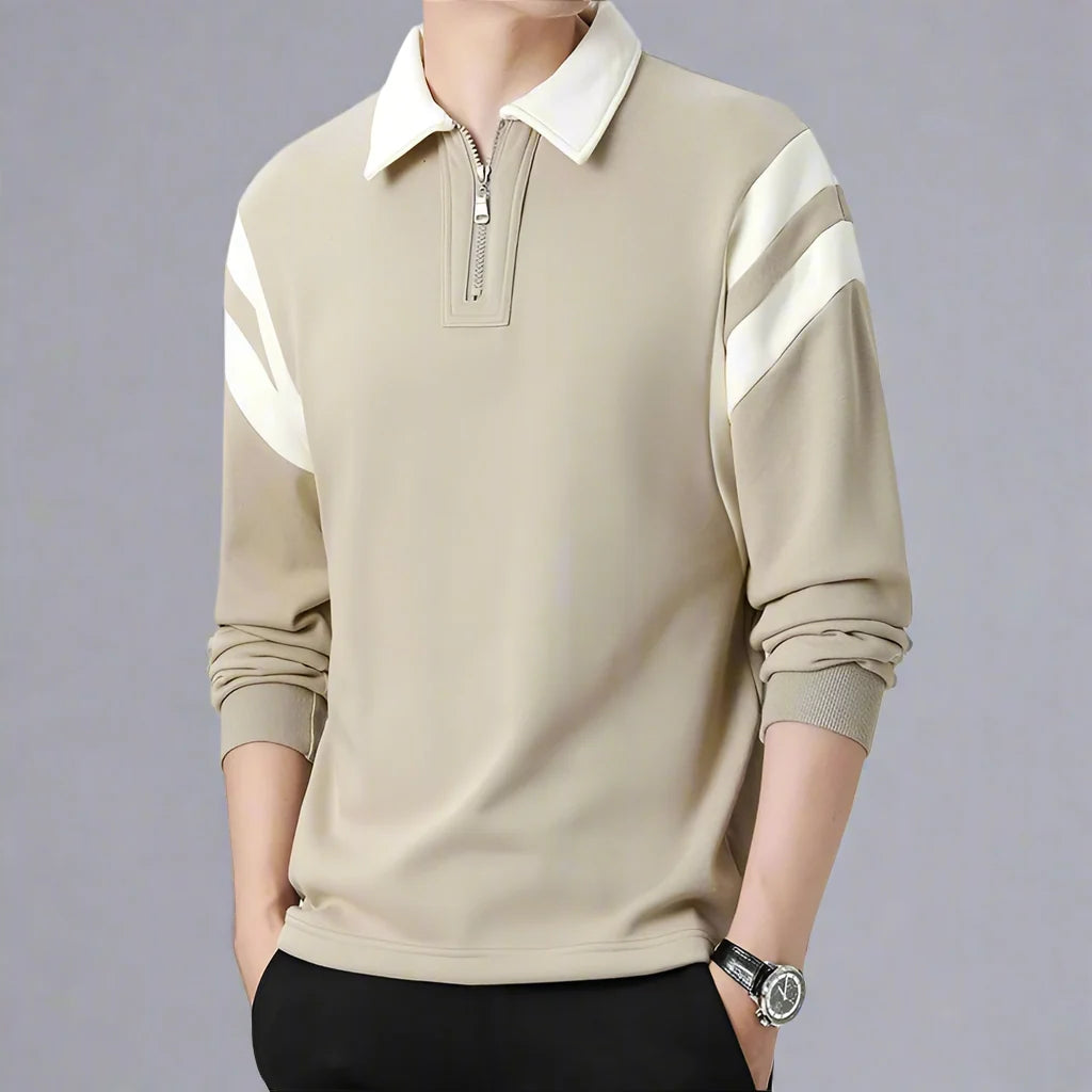 Cambridge Long-Sleeve Polo — Allyours Closet (view 3)
