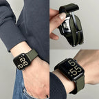 Orion Leather Apple Watch Band — Allyours Closet (view 2)