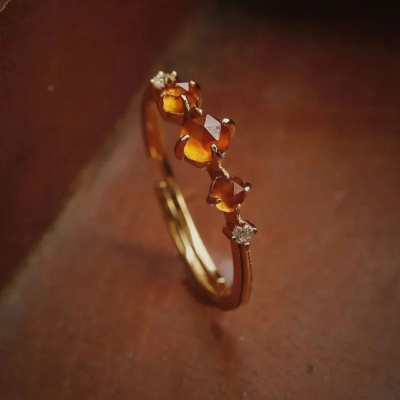 Solara Amber Ring — Allyours Closet (view 3)