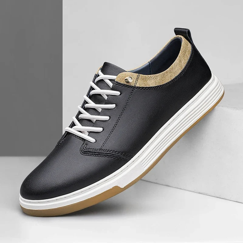 Trevano Leather Sneakers — Allyours Closet (view 7)