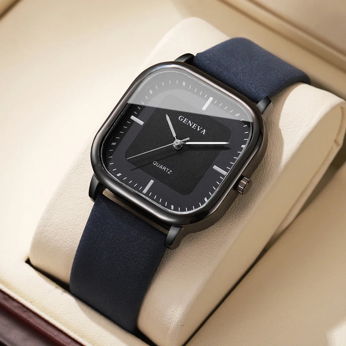 Geneva Square Dial Watch — Allyours Closet (view 10)