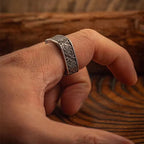 Aziel Steel Ring — Allyours Closet (view 4)