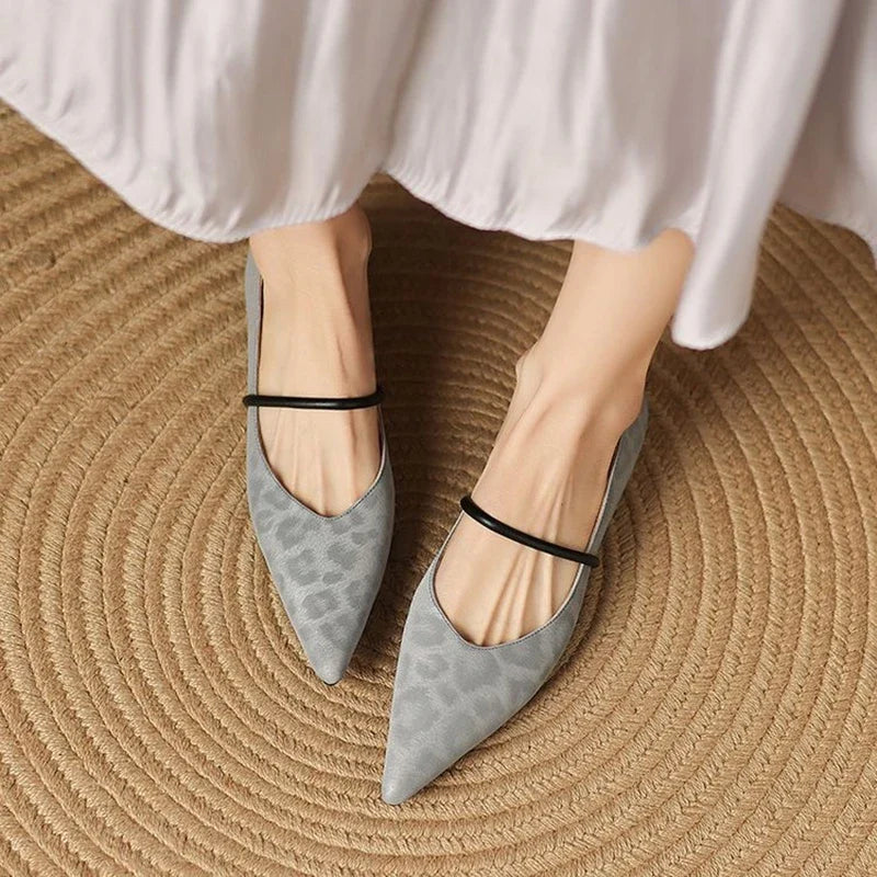 Calista Leather Flats — Allyours Closet (view 3)