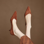 Lecia Suede Pumps — Allyours Closet (view 4)