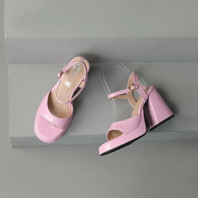 Valetta Gloss Heels — Allyours Closet (view 8)