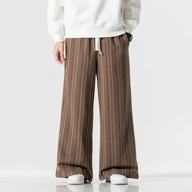 Calder Striped Trousers — Allyours Closet