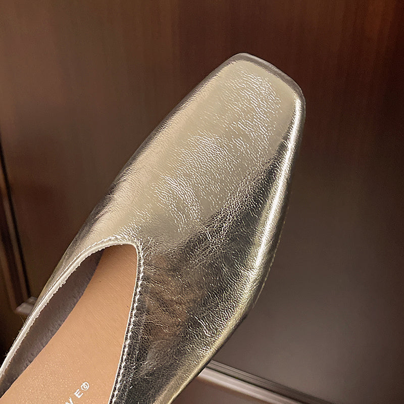 Vale Leather Flats — Allyours Closet (view 11)