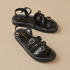 Luretta Leather Sandals — Allyours Closet (view 8)