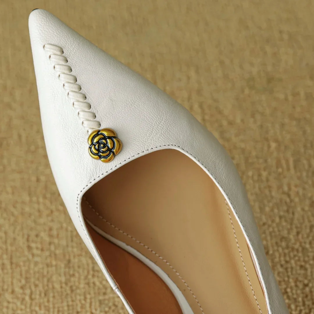 Mary Ann Leather Heels — Allyours Closet (view 11)