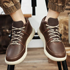Expedition High-Top Leather Sneakers — Allyours Closet (view 3)