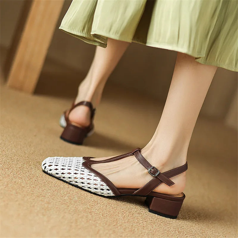 Estelle Braided Heels — Allyours Closet (view 2)