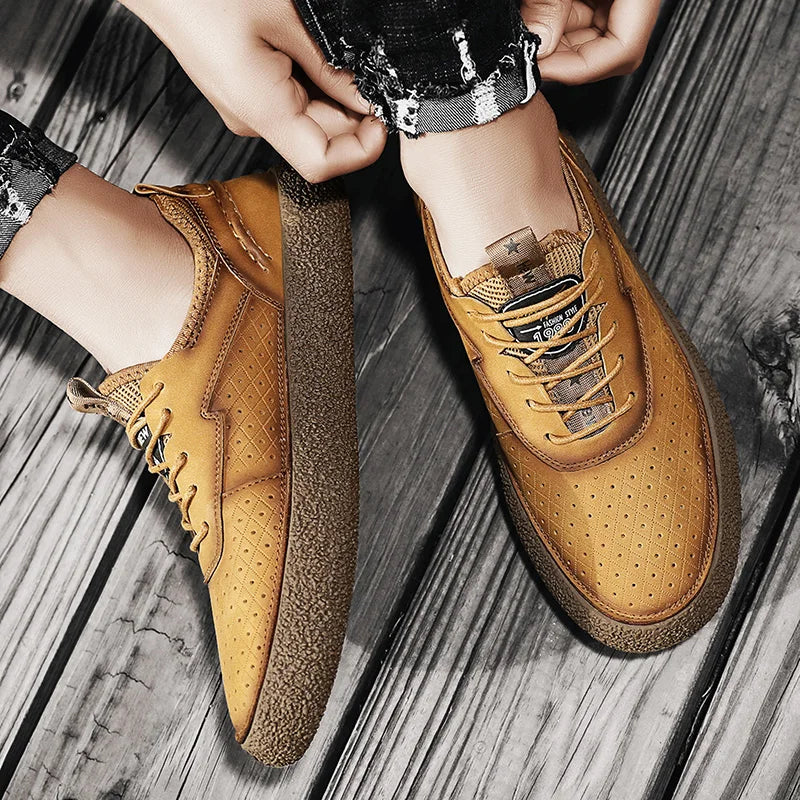 Coltwood Leather Sneakers — Allyours Closet (view 5)