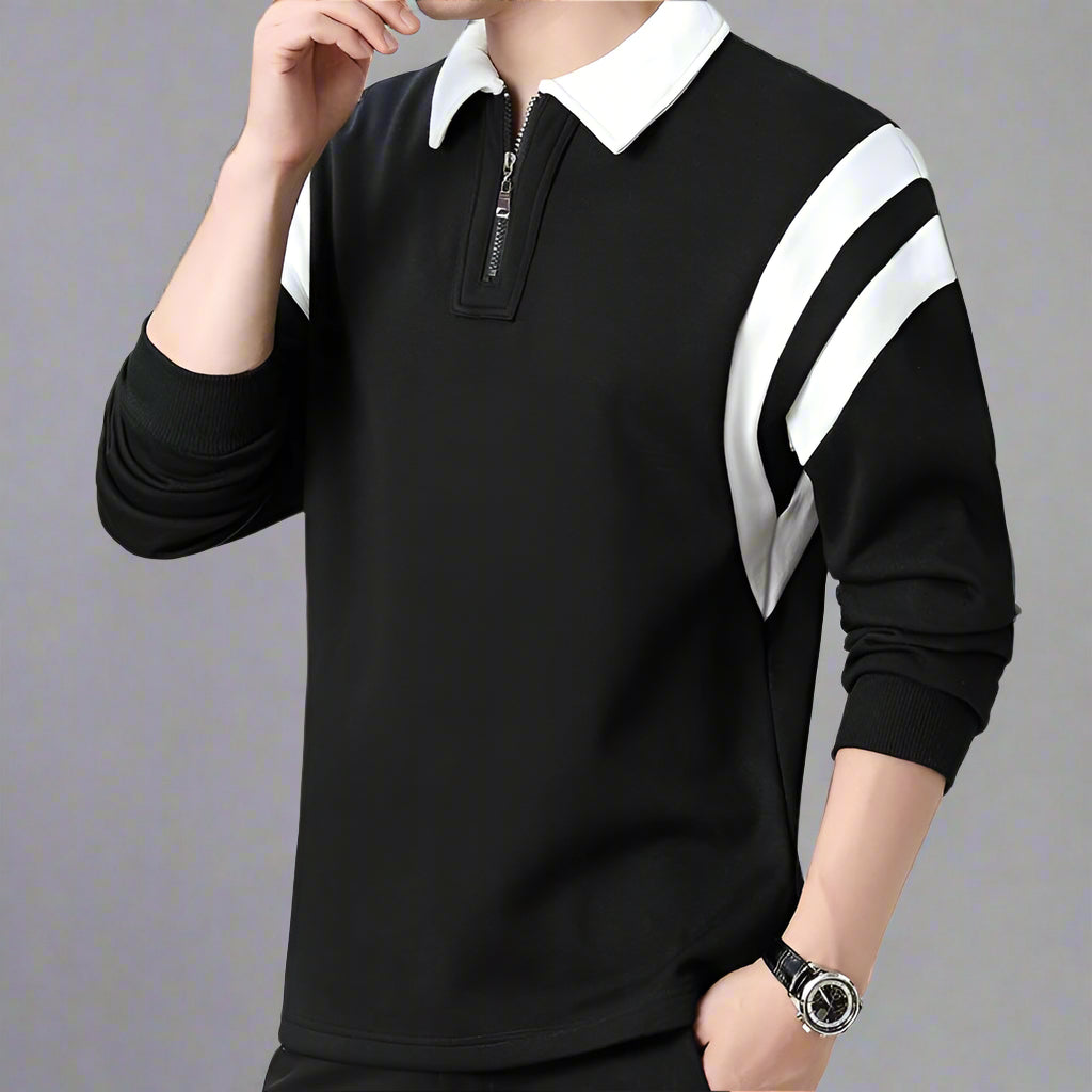 Cambridge Long-Sleeve Polo — Allyours Closet (view 8)
