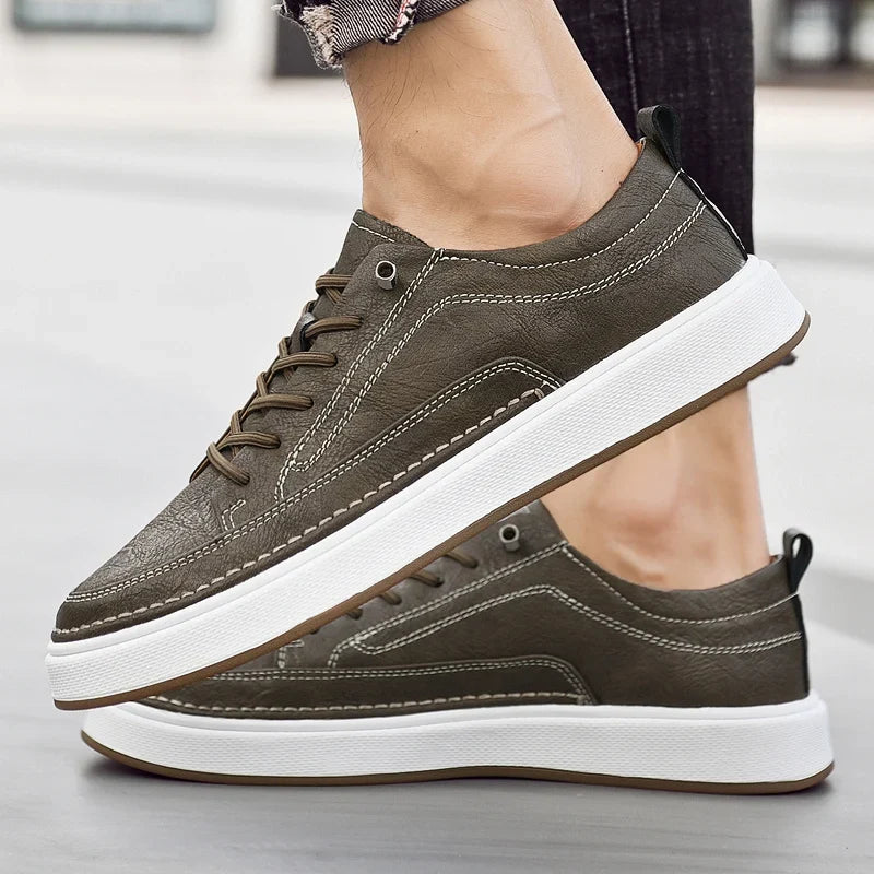 Rowan Leather Sneakers — Allyours Closet (view 5)