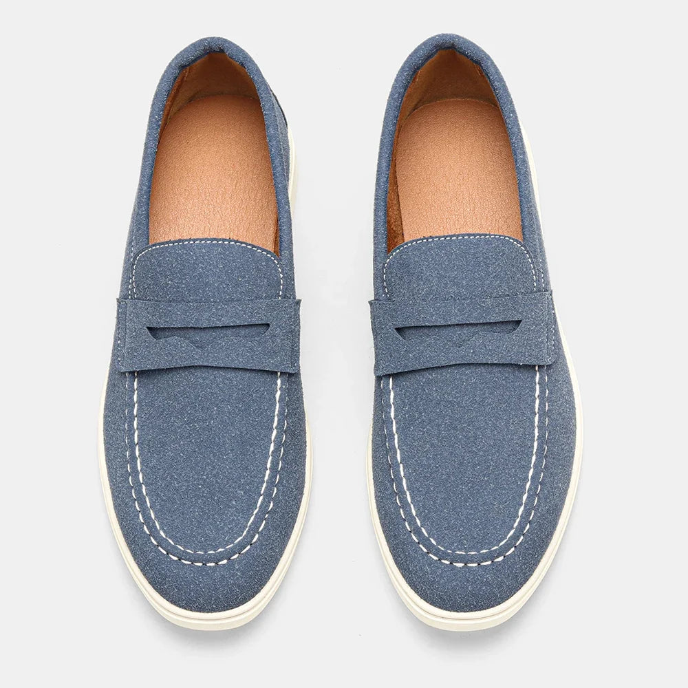 Luca Suede Loafers — Allyours Closet (view 12)