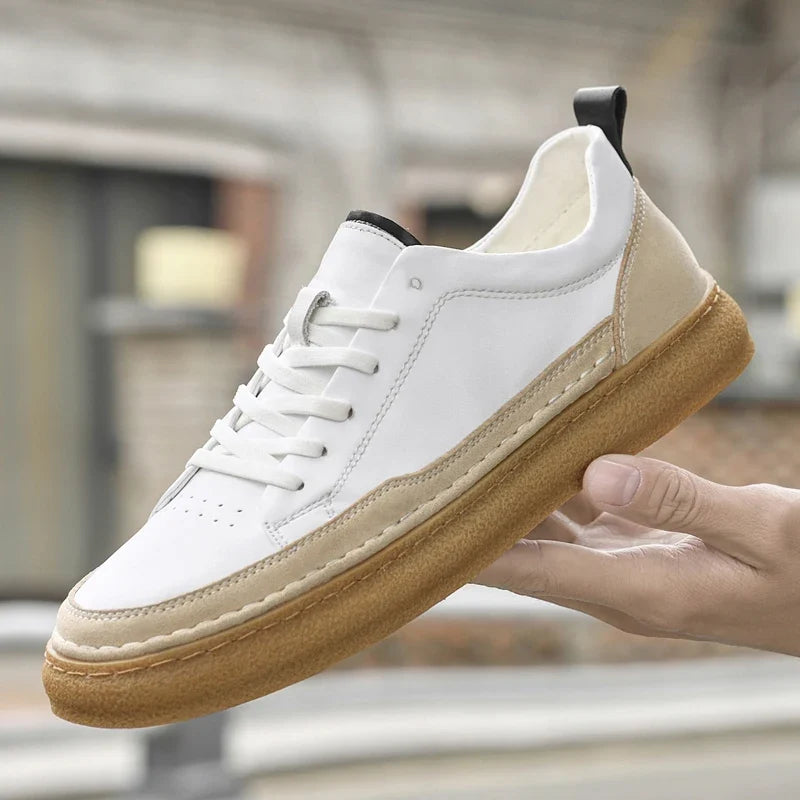 Metro Drift Leather Sneakers — Allyours Closet (view 2)