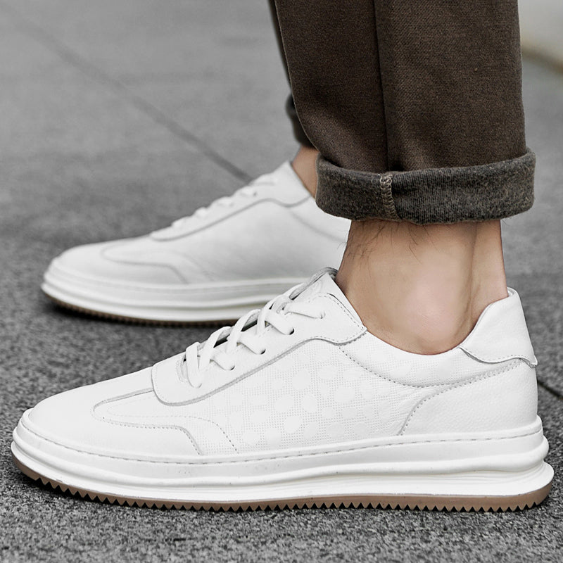 Atticus Leather Sneakers — Allyours Closet (view 7)
