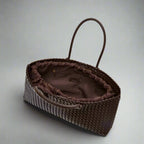 Daria Woven Leather Handbag — Allyours Closet (view 4)