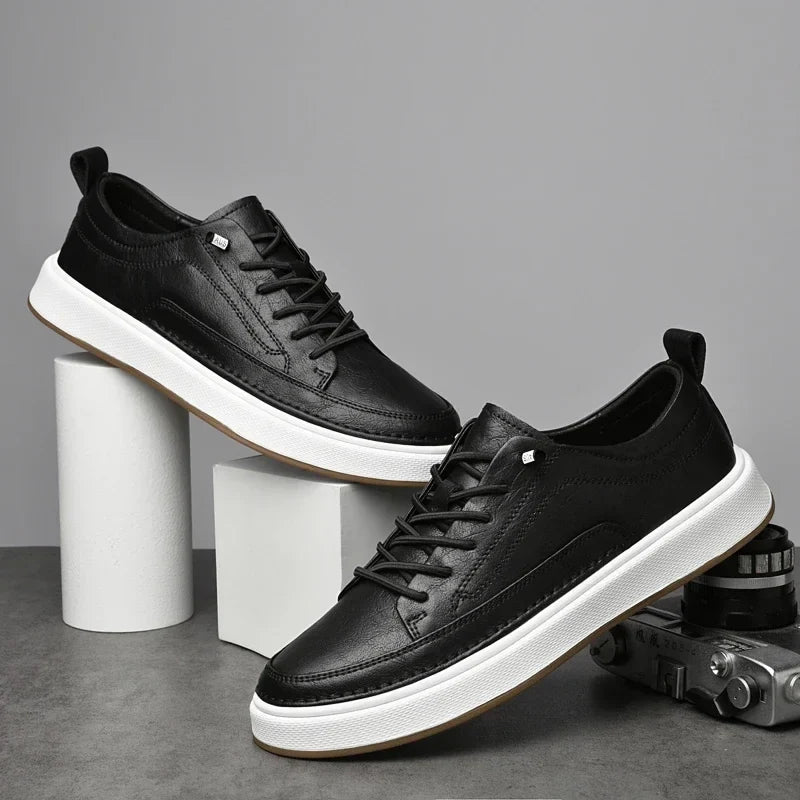 Rowan Leather Sneakers — Allyours Closet (view 8)