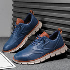 Crest Leather Sneakers — Allyours Closet (view 7)