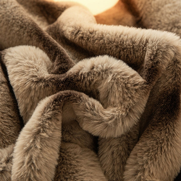 Calista Fur Blanket — Allyours Closet (view 5)