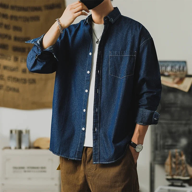 Carter Denim Shirt — Allyours Closet (view 4)