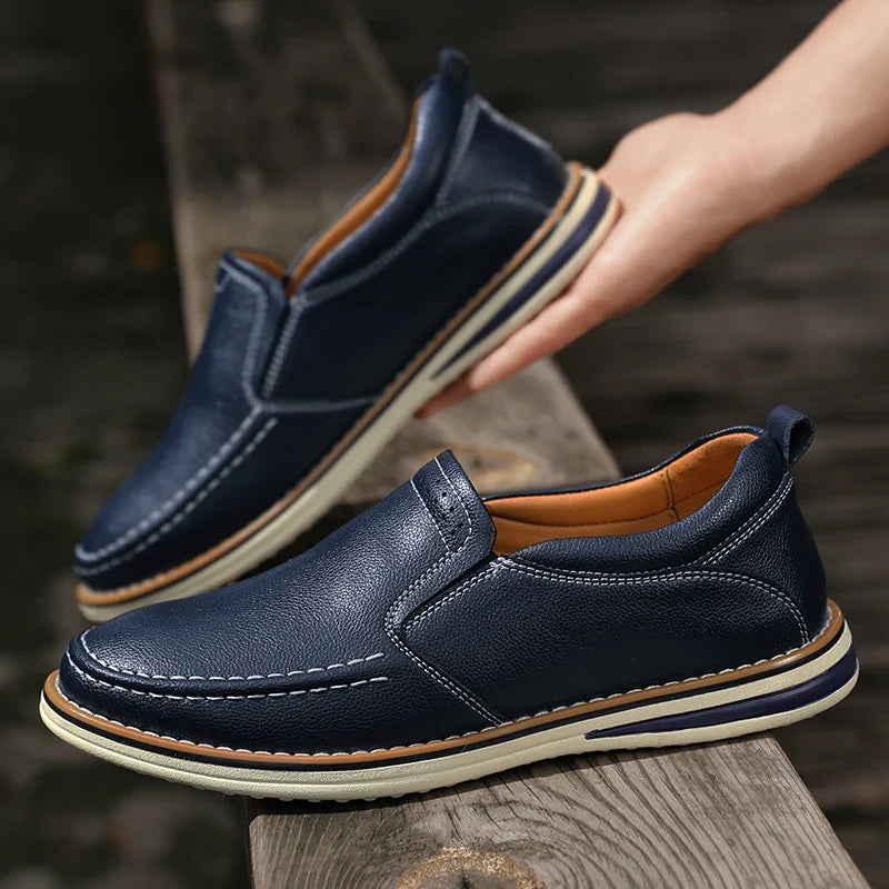 Savino Leather Loafers — Allyours Closet